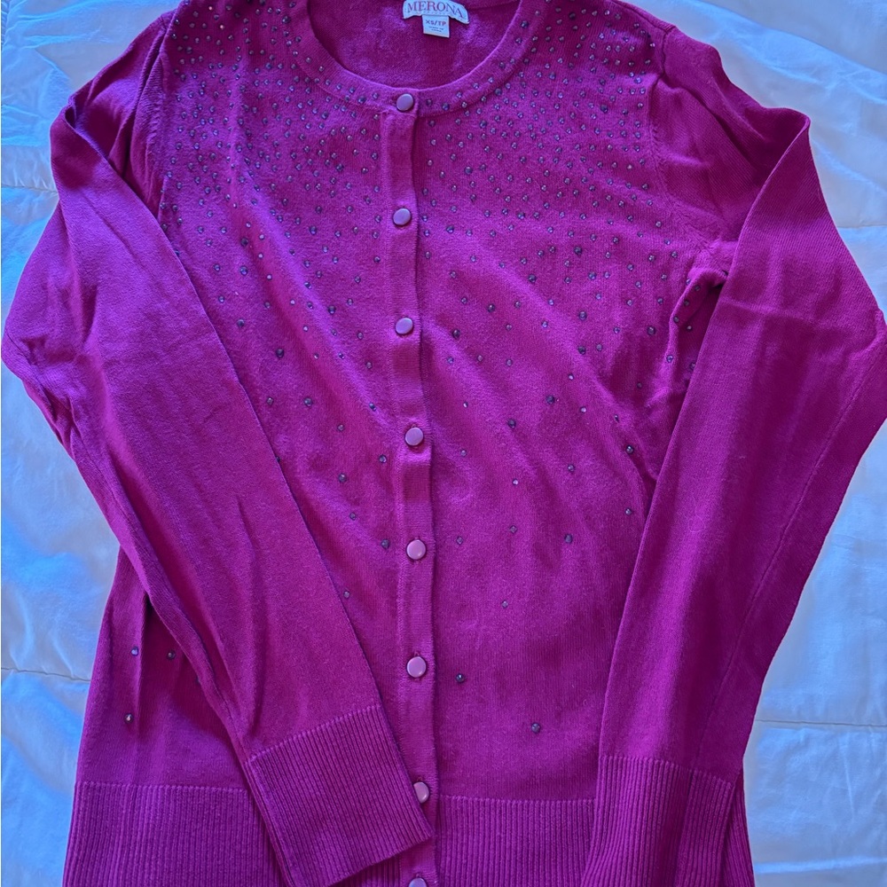 Merona Women's Magenta Sweater size XS